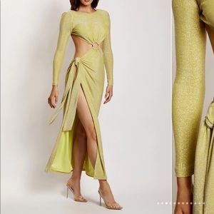 Meshki Backless Cut out Maxi Dress